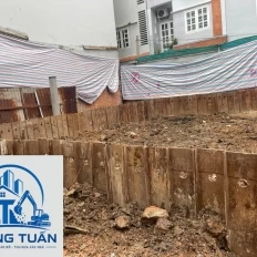 Ép Cừ Vây Đào Tầng Hầm