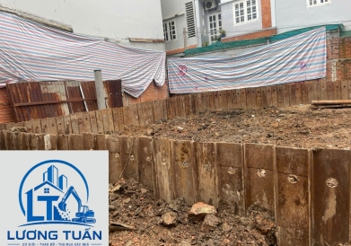 Ép Cừ Vây Đào Tầng Hầm
