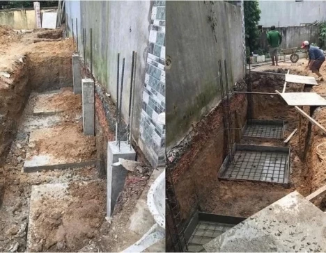 Đào móng nhà Đồng Nai 