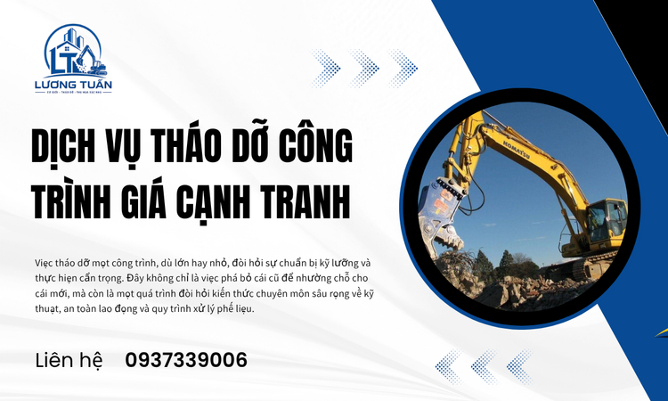 Dịch Vụ Tháo Dỡ Công Trình Giá Cạnh Tranh
